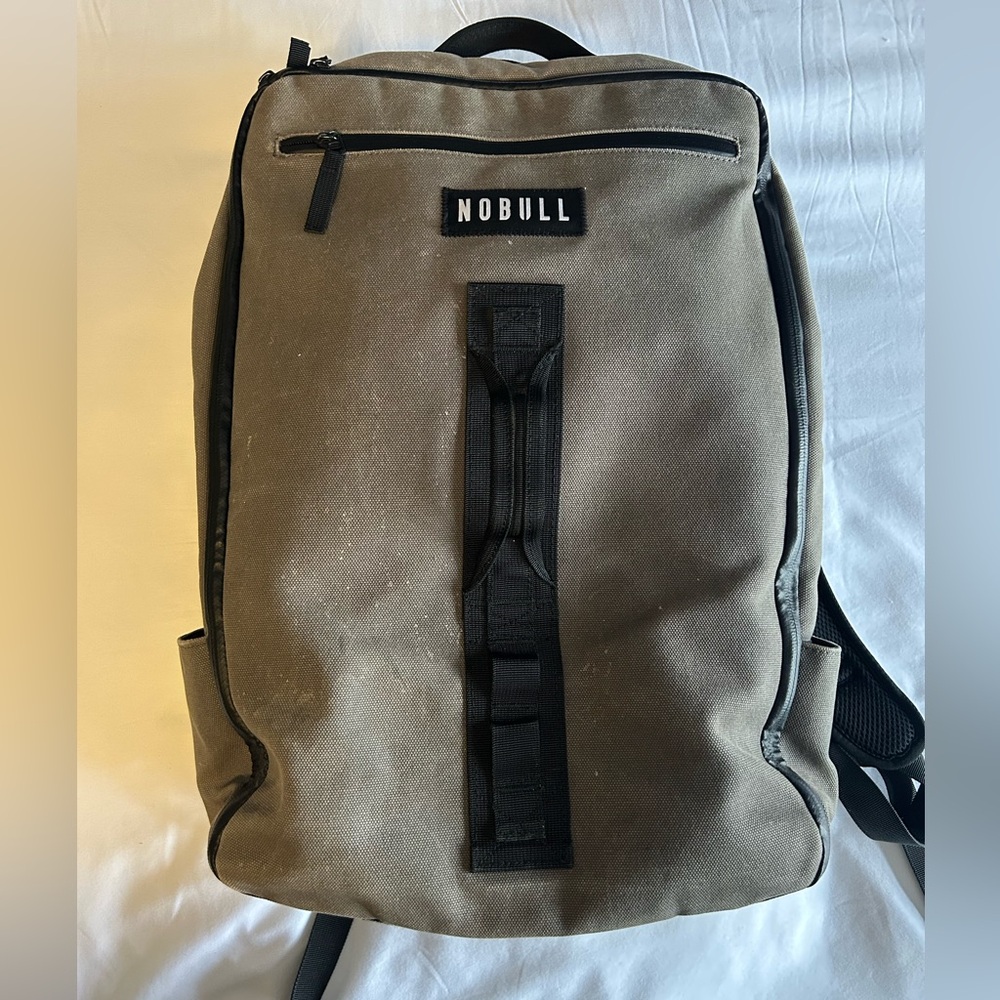 NOBULL Waxed Canvas Backpack - Grey
